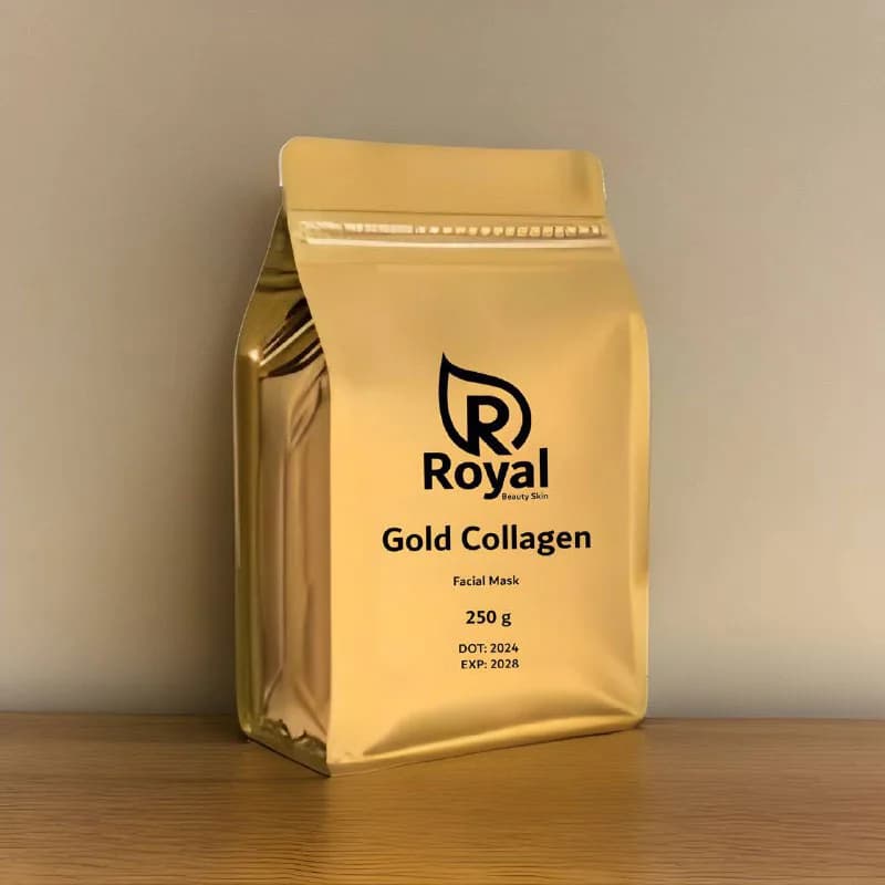 ماسک لاتکسی طلای کلاژن رویال royal حجم 250 گرم — تصویر ۲