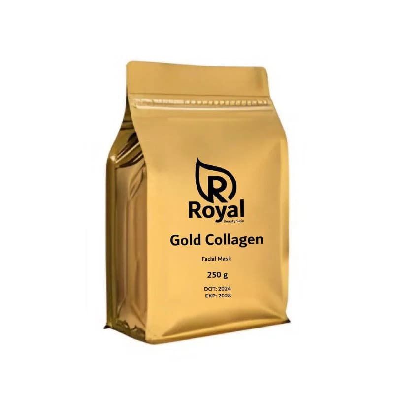ماسک لاتکسی طلای کلاژن رویال royal حجم 250 گرم