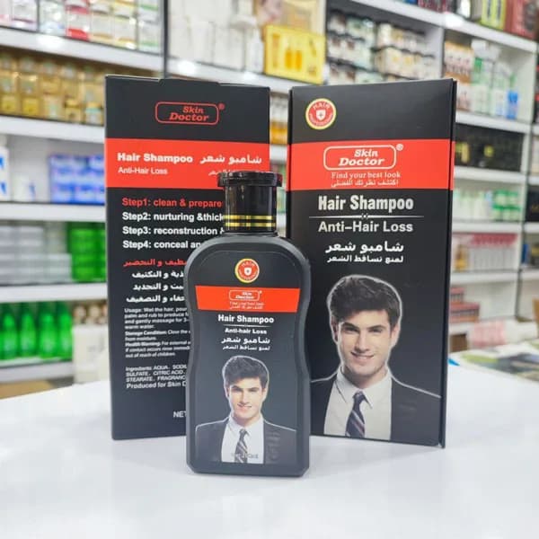 شامپو ضد ریزش و تقویت کننده مو اسکین دکتر Skin Doctor حجم 200 میل — تصویر ۲