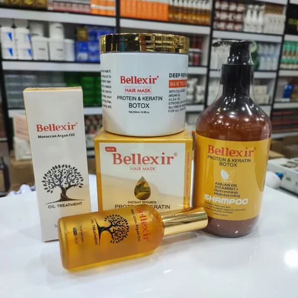ماسک مو مقوی بلکسیر Bellexir حجم 500 میلی لیتر — تصویر ۳