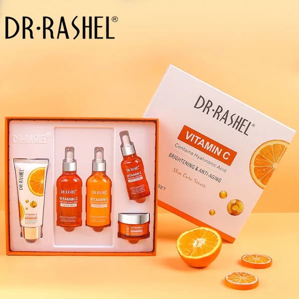 مجموعه مراقبت از پوست دکتر راشل Dr.Rashel مدل ویتامین C بسته 5 عددی — تصویر ۴