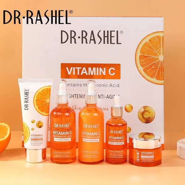 مجموعه مراقبت از پوست دکتر راشل Dr.Rashel مدل ویتامین C بسته 5 عددی — تصویر ۳