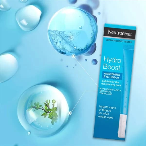 کرم آبرسان دور چشم هیدروبوست نوتروژینا Neutrogena حجم 15 میل — تصویر ۳