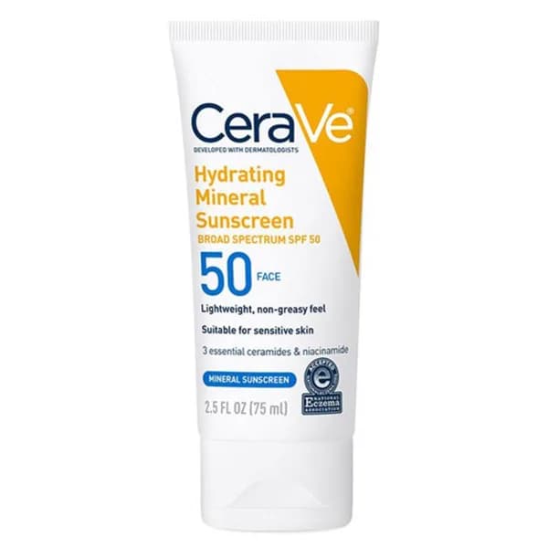 کرم ضد آفتاب مینرال آبرسان سراوی SPF50 حجم 75 میل — تصویر ۲