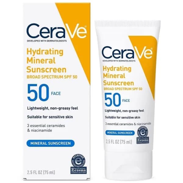 کرم ضد آفتاب مینرال آبرسان سراوی SPF50 حجم 75 میل