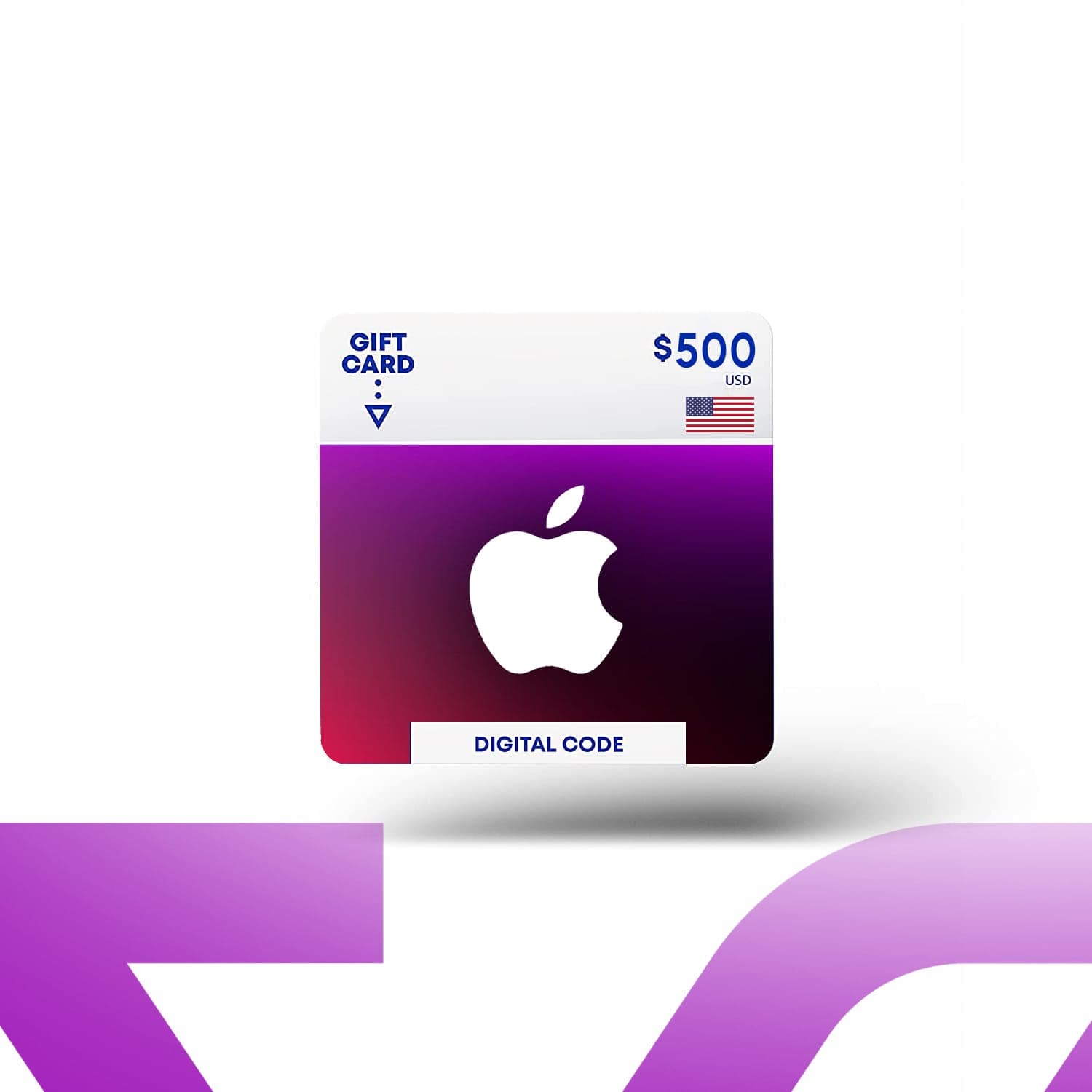 گیفت کارت 500 دلارى اپل آیتونز امریکا