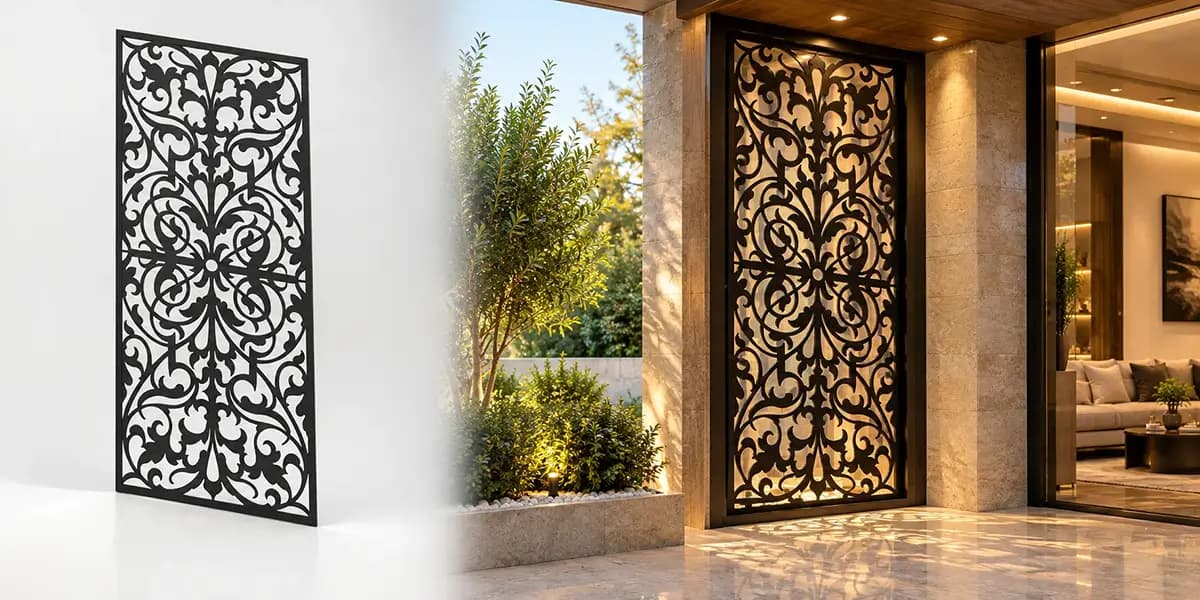 فایل برش پنل فلزی طرح شلوغ اسلیمی کد ۲۱۵۸۶
