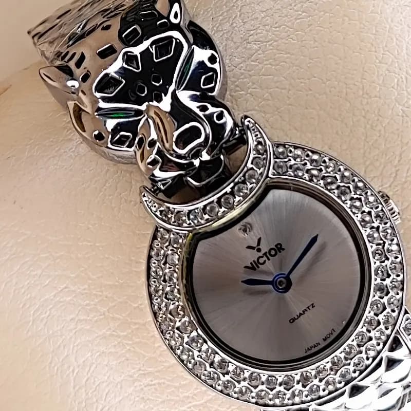 ساعت مچی زنانه ویکتور فرانسه اورجینال سلطنتی رزگلد مدل V5726 — تصویر ۱۰