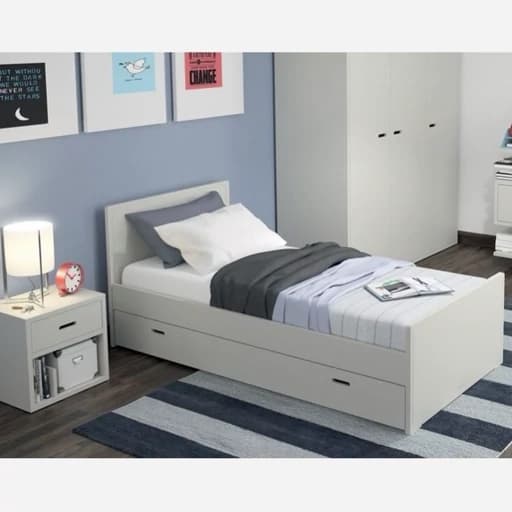 تخت خواب یک نفره مینیمال مبلمان فرنا مدل 1143998