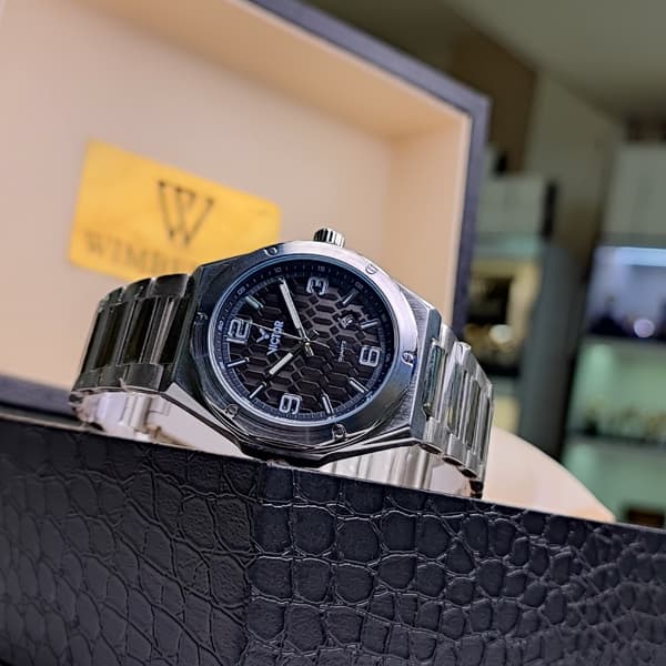 ساعت مچی مردانه ویکتور فرانسه اورجینال مشکی مدل v5650 — تصویر ۱۱