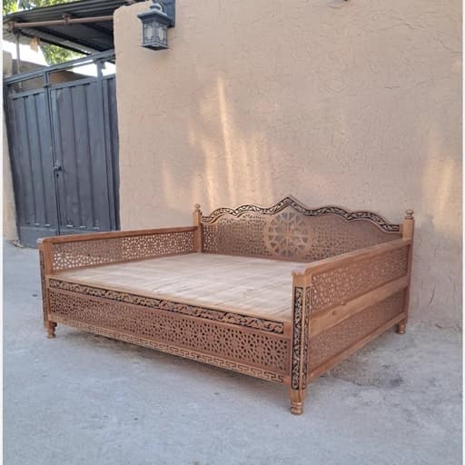 تخت سنتی منبت کاری شده مبلمان فرنا مدل 1143942