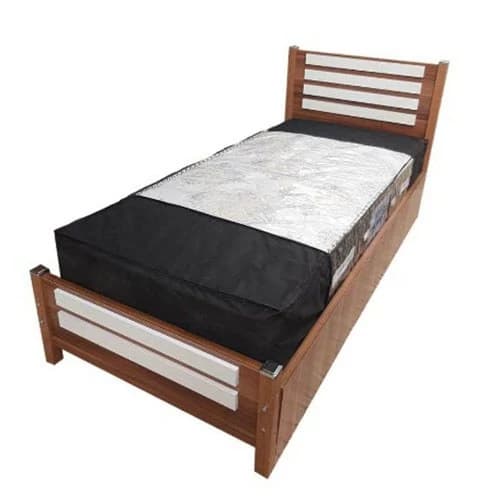 تخت خواب یک نفره مدل سناتور بدون کشو بدون تشک بدون کفی مبلمان فرنا مدل 1143923