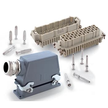 سوکت 4 پین نری 90 درجه مدل HDC-HA-004-1