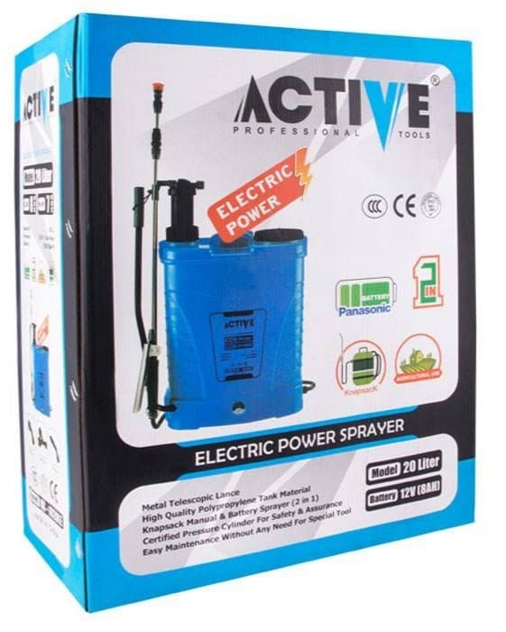سمپاش شارژی و دستی کوله ای اکتیو مدل AC-1020LE — تصویر ۲