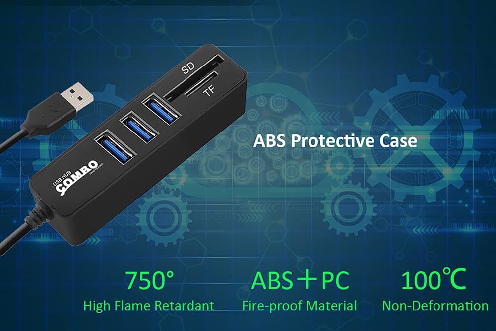 هاب 5 پورت USB 0.2 کمبو مدل HCO2 — تصویر ۲