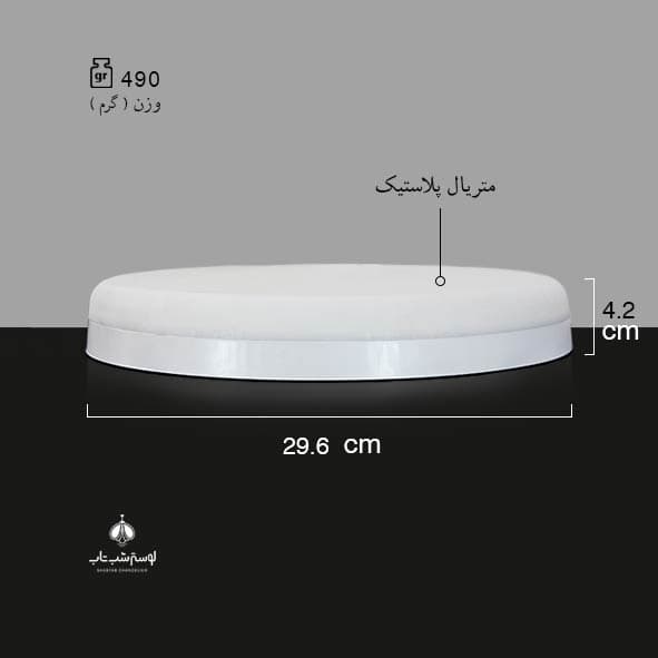 پنل فول لایت ال ای دی مودی 1748 روکار دایره 48 وات مهتابی — تصویر ۳