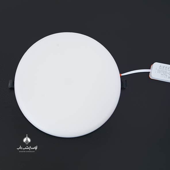 پنل فول لایت ال ای دی مودی 1736 توکار دایره فنر متغیر 36 وات سه حالته — تصویر ۲