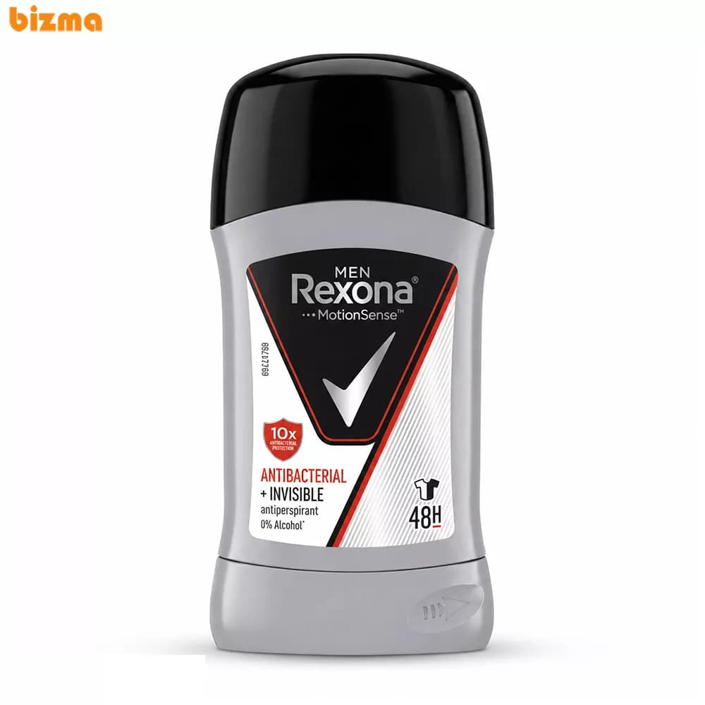 استیک ضدتعریق مردانه رکسونا مدل ANTIBACTERIAL با رایحه خنک وزن 40 گرم