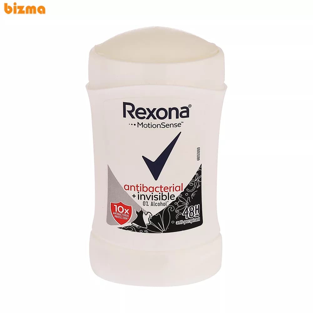 استیک ضد تعریق زنانه رکسونا مدل Antibacterial وزن 40 گرم — تصویر ۲