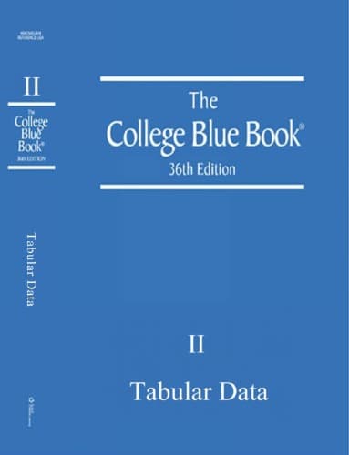 کتاب The College Blue Book 36th edition 2009 , Volume 2: Tabular Data نسخه کامل