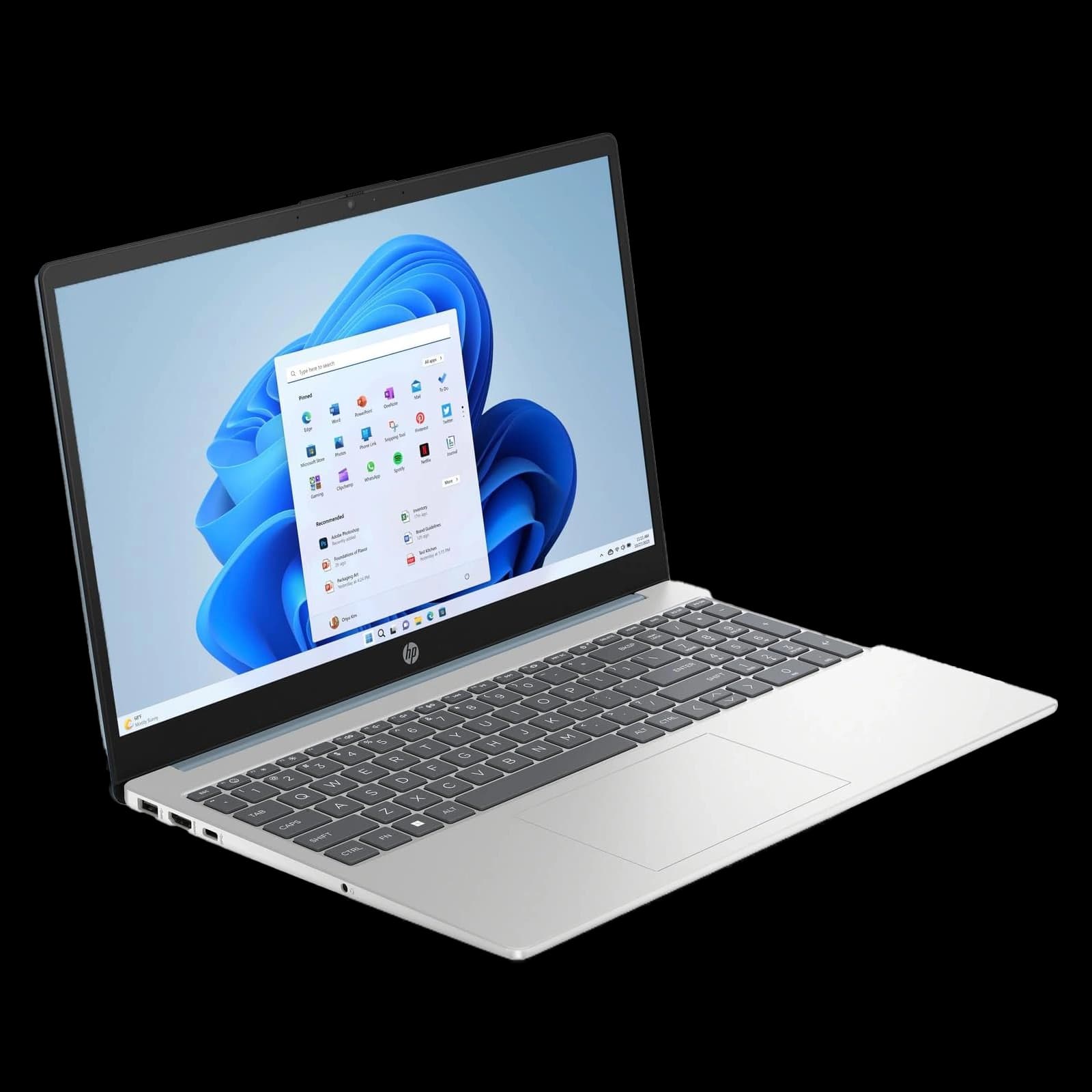 لپ تاپ لمسی اچ‌پی مدل HP 15-FD0130WM Core i3 N305 8GB DDR4 256GB SSD Intel 15.6″ IPS — تصویر ۴