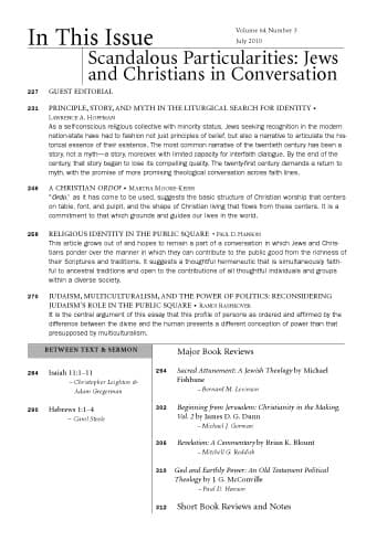 کتاب Interpretation. A Journal of Bible and Theology. July 2010 نسخه کامل