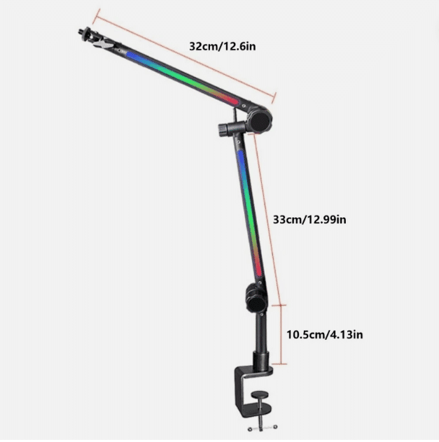 پایه میکروفن RGB مدل SR — تصویر ۳
