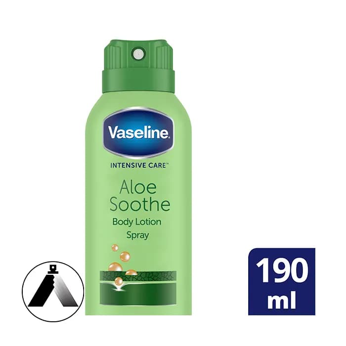 اسپری مرطوب‌ کننده بدن وازلین مدل Aloe Soothe — تصویر ۳