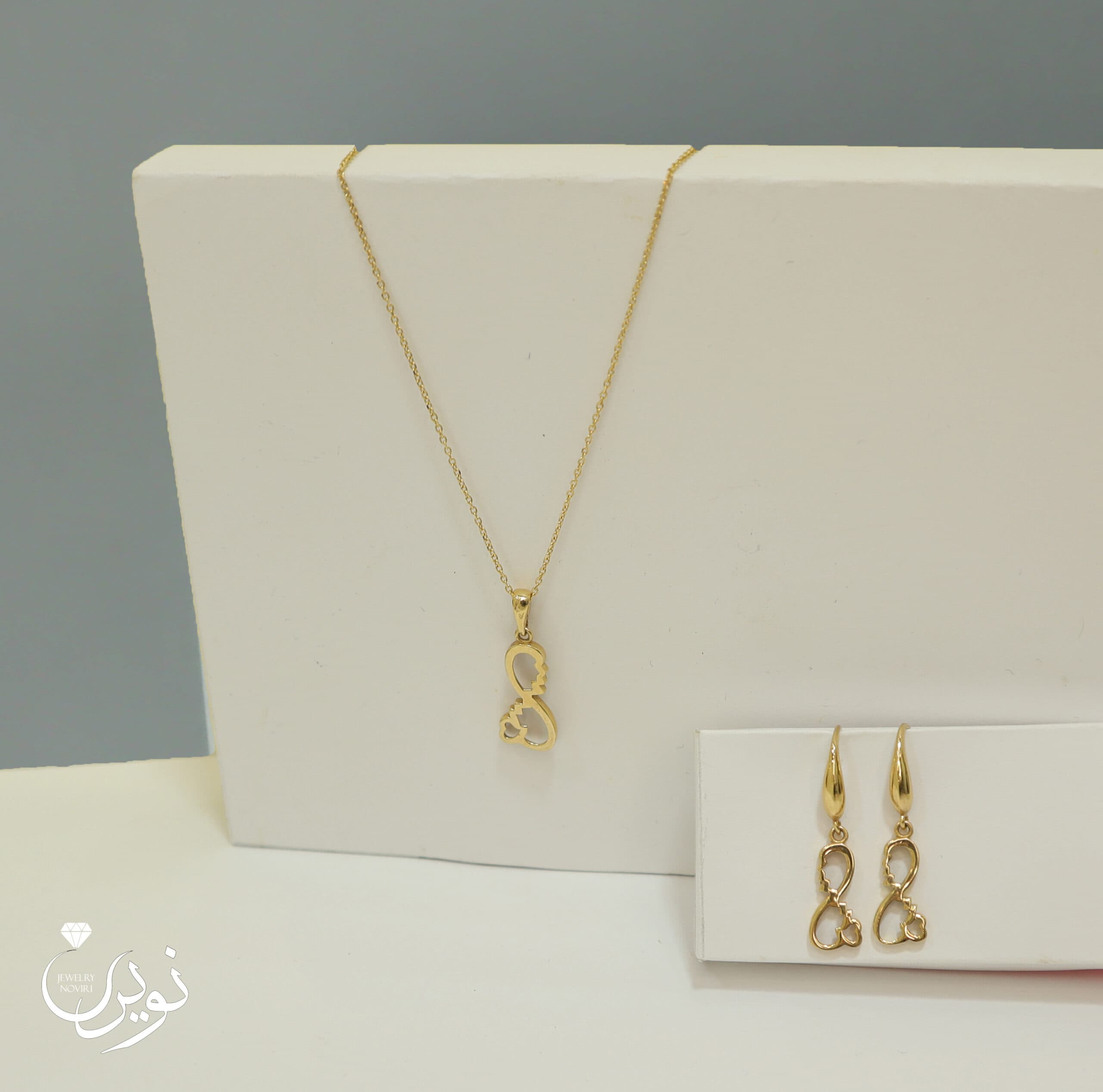 نیم ست طلا زنانه بینهایت H006
