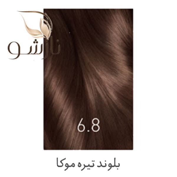 رنگ موی بلوند تیره موکا کیت زی فام شماره 6.8