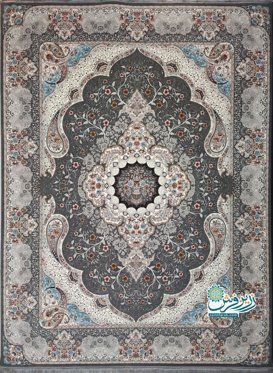 فرش سوگند 102 دودی 700 شانه – تمام نخ اکریلیک