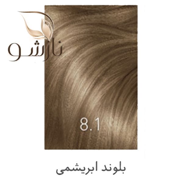 رنگ موی بلوند ابریشمی کیت زی فام شماره 8.1