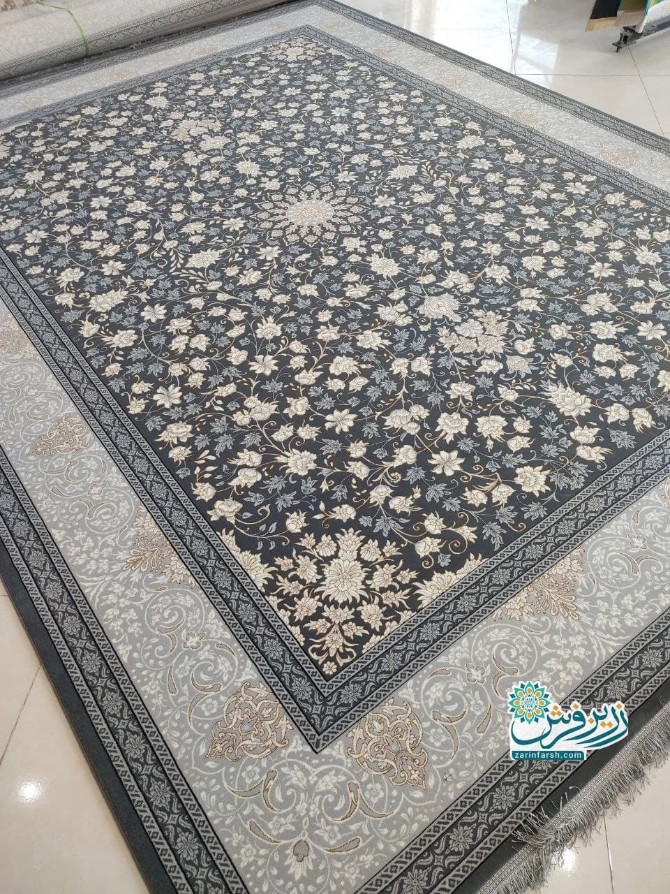 فرش تلما دودی 700 شانه – تمام نخ اکریلیک