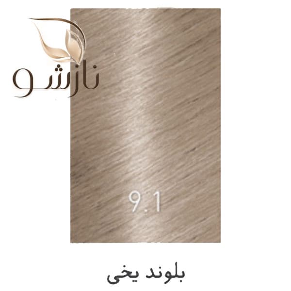 رنگ موی بلوند یخی کیت زی فام شماره9.1