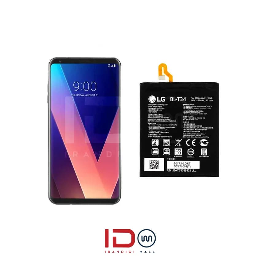 باتری اورجینال گوشی موبایل الجی V30 مدل T34