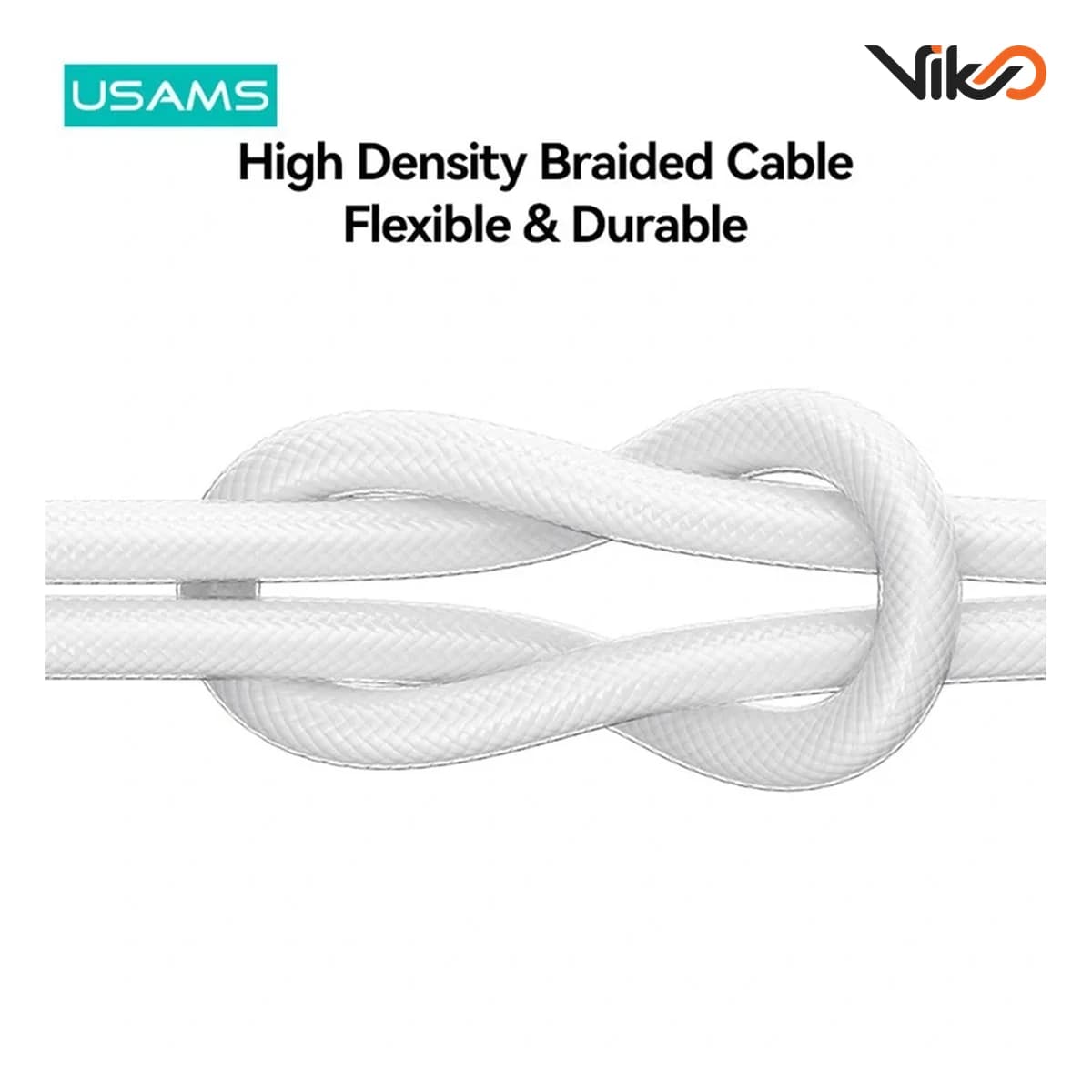 کابل تبدیل USB به Type-C یوسمز مدل US-SJ658 طول 1.2 متر — تصویر ۷