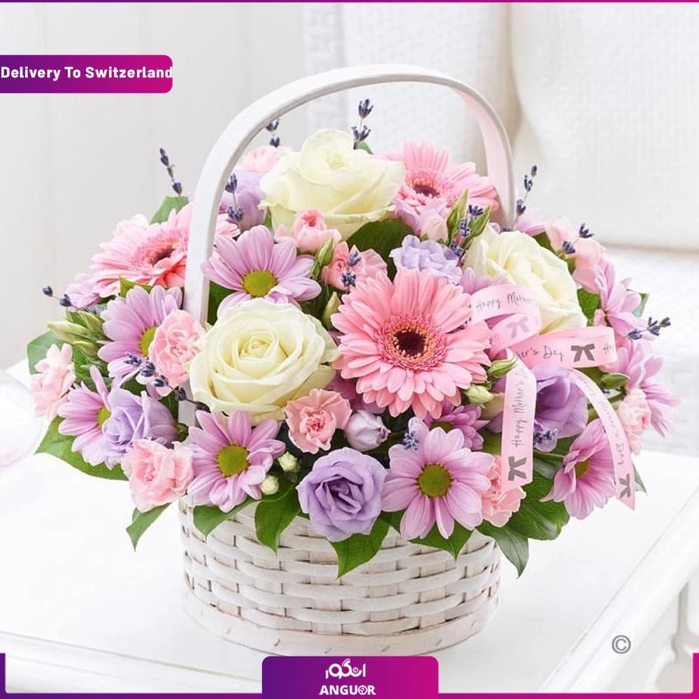 سبد گل ارسال به سوئیس (تحویل در سوئیس)