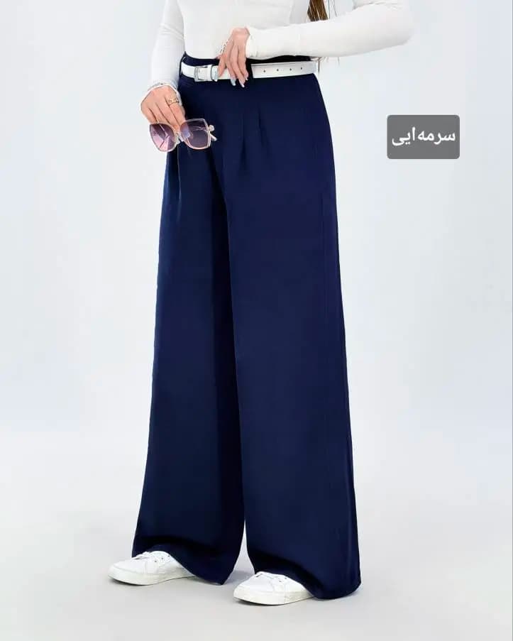 شلوار بگ زنانه جنس پری مدل مینو