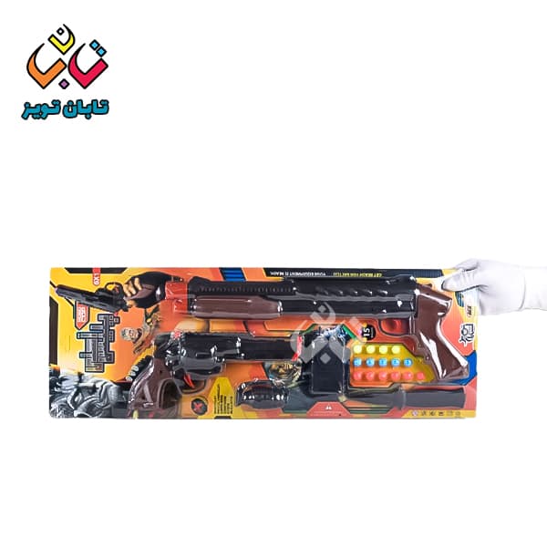 ست تپانچه پلیس آهنی 2 تفنگه 300282 اسپادان (32) — تصویر ۲