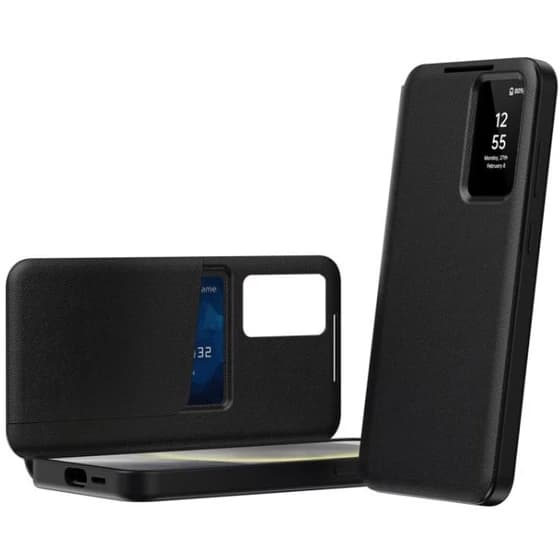 کیف کلاسوری S26 Ultra هوشمند سنسوردار مدل Smart View Wallet Case