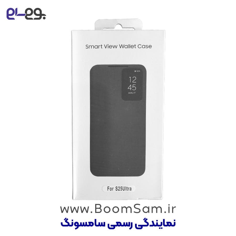 کیف هوشمند S25 Ultra کلاسوری سنسوردار مدل Smart View Wallet Case — تصویر ۸