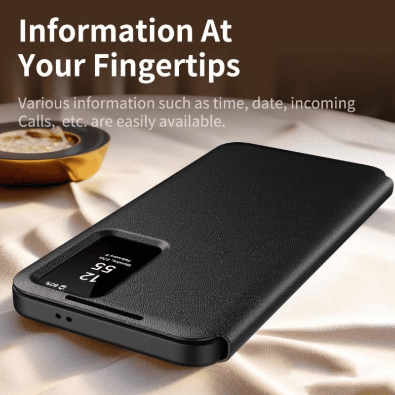 کیف هوشمند S25 Ultra کلاسوری سنسوردار مدل Smart View Wallet Case — تصویر ۵