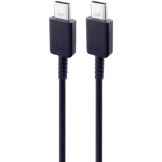 کابل شارژ و انتقال اطلاعات سوپرفست شارژ 5 آمپر Samsung EP-DN975 5A 1m ساخت ویتنام