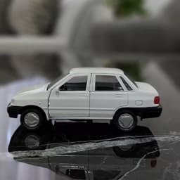 اسباب بازی ماشین فلزی (ماکت) پراید عقب کش بدون نور و موزیک — تصویر ۴
