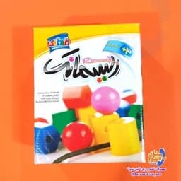 بازی ریسمانک جعبه ای(بازی فکری مثبت 3 سال) حاوی نخ و مهره های رنگی درشت — تصویر ۲