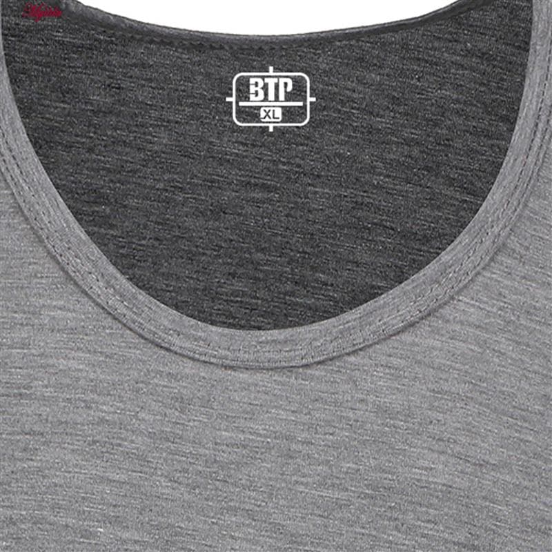 زیرپوش آستین دار مردانه برهان تن پوش ملانژ کد 1002 — تصویر ۶