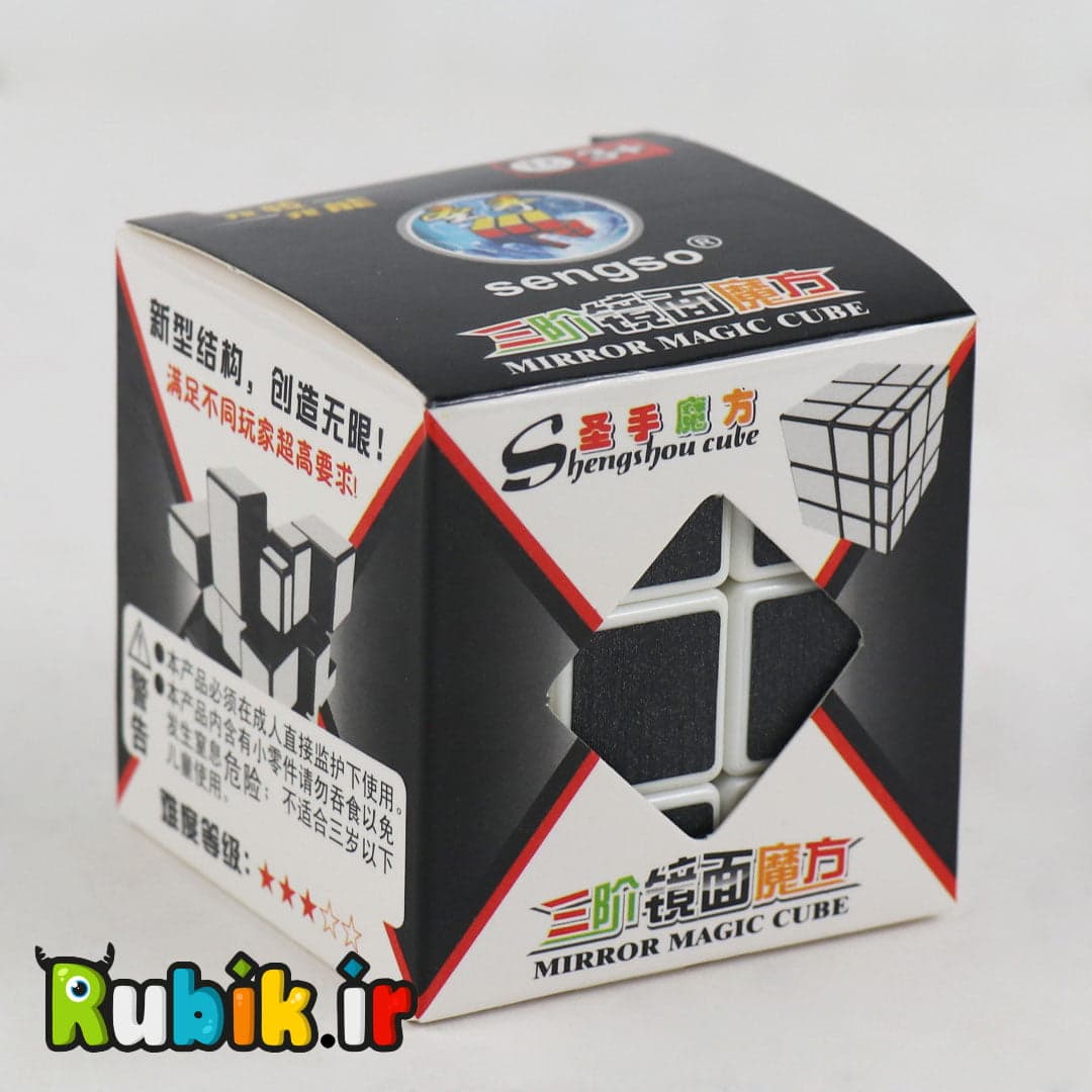 روبیک حجمی آینه ای 3×3 شنگ شو خاکستری — تصویر ۸