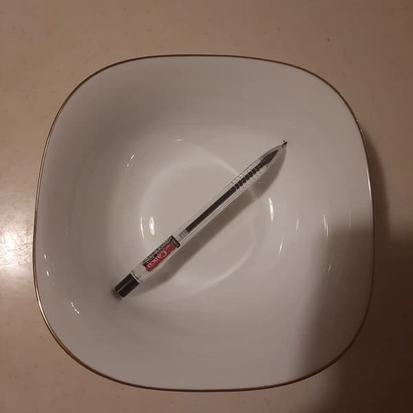 کاسه ی آبگوشت خوری آرکوپال لب طلا مربع — تصویر ۳