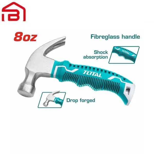 چکش میخ کش 230 گرمی توتال مدل THTM7386D