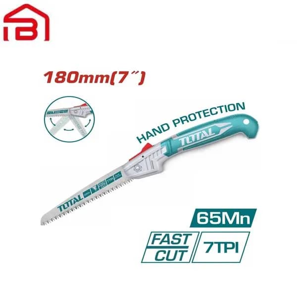 اره شاخه بر دسته فایبر 180 میلی متری توتال مدل THFSW18026